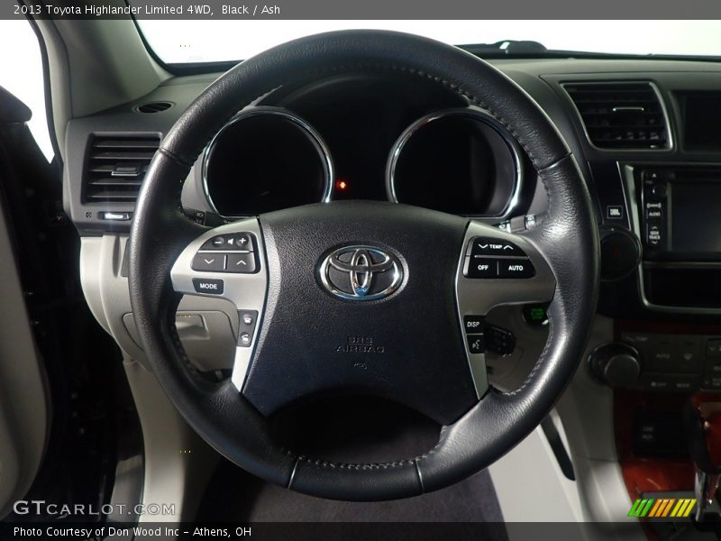Black / Ash 2013 Toyota Highlander Limited 4WD