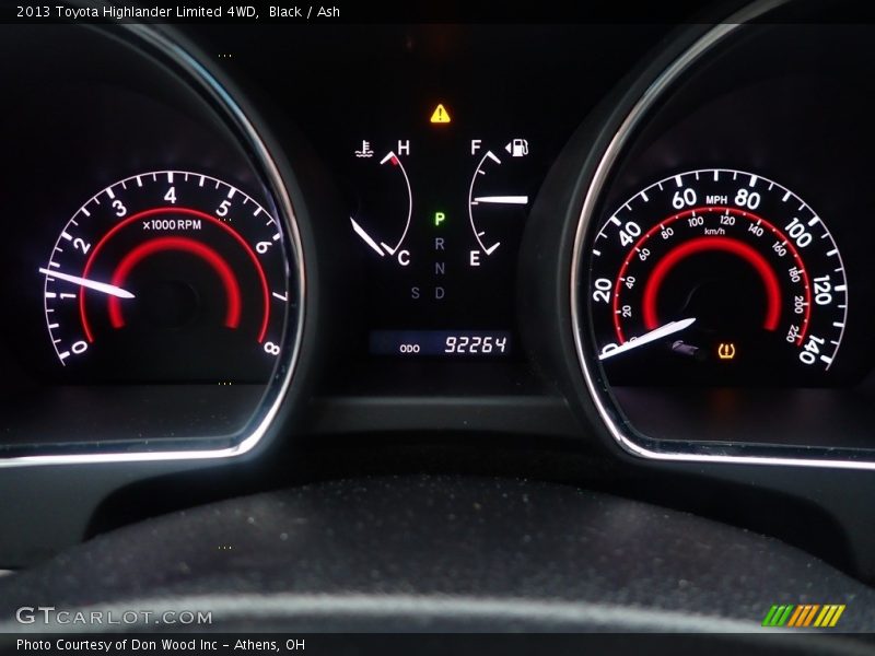 Black / Ash 2013 Toyota Highlander Limited 4WD
