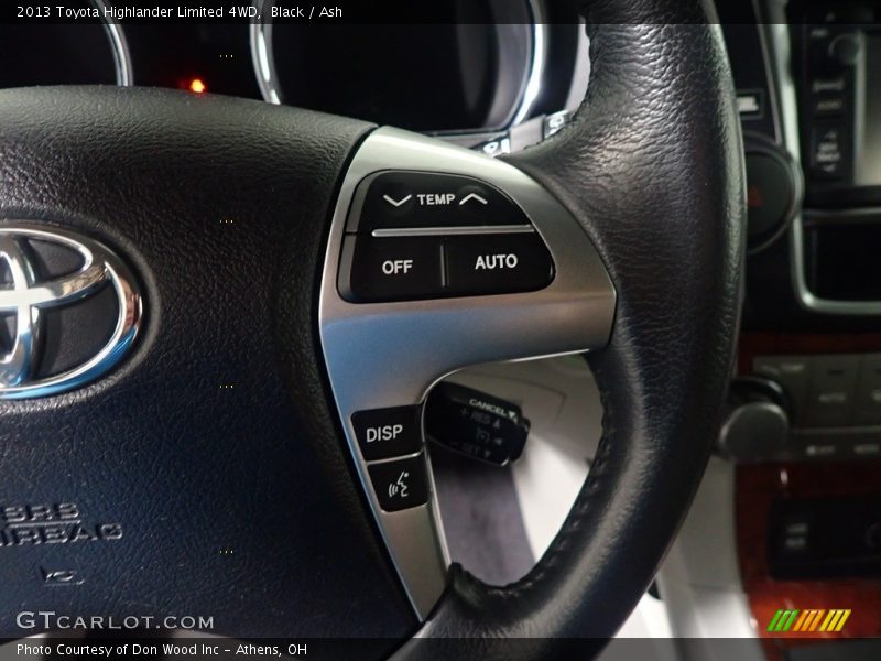 Black / Ash 2013 Toyota Highlander Limited 4WD