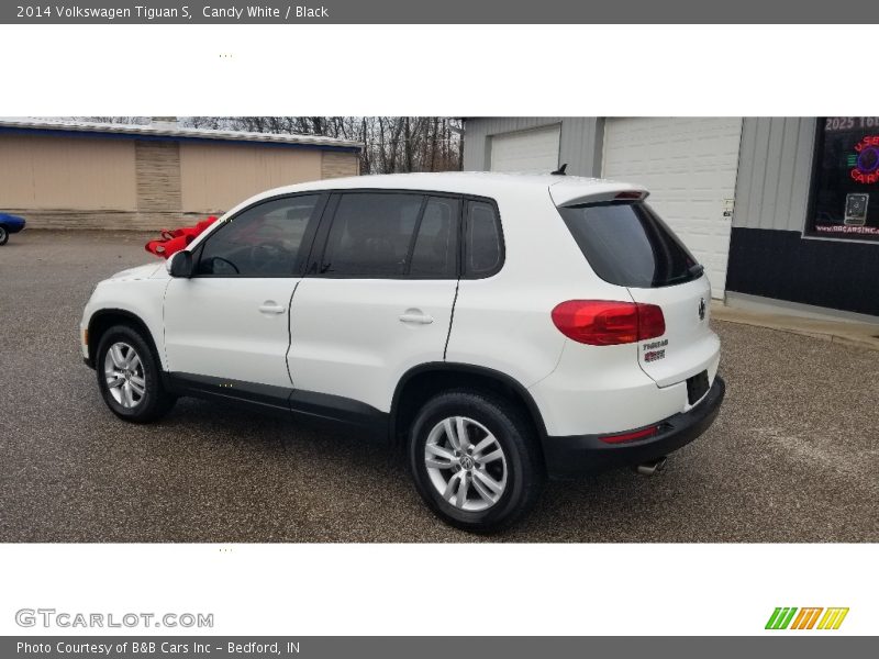 Candy White / Black 2014 Volkswagen Tiguan S