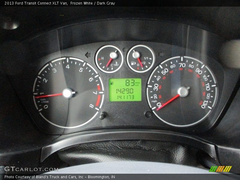 Frozen White / Dark Gray 2013 Ford Transit Connect XLT Van