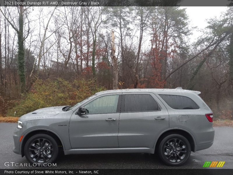 Destroyer Gray / Black 2021 Dodge Durango R/T AWD
