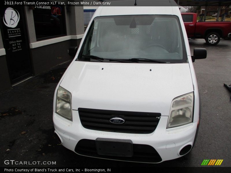 Frozen White / Dark Gray 2013 Ford Transit Connect XLT Van