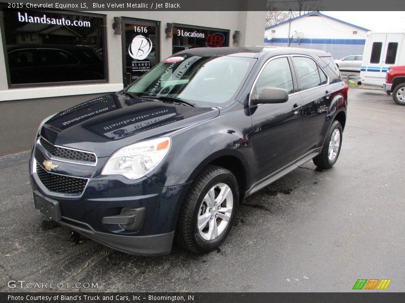 Blue Velvet Metallic / Jet Black 2015 Chevrolet Equinox LS
