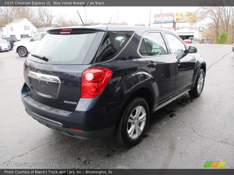 Blue Velvet Metallic / Jet Black 2015 Chevrolet Equinox LS
