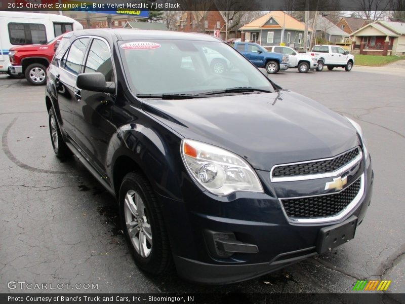 Blue Velvet Metallic / Jet Black 2015 Chevrolet Equinox LS