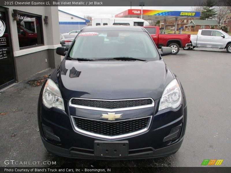 Blue Velvet Metallic / Jet Black 2015 Chevrolet Equinox LS