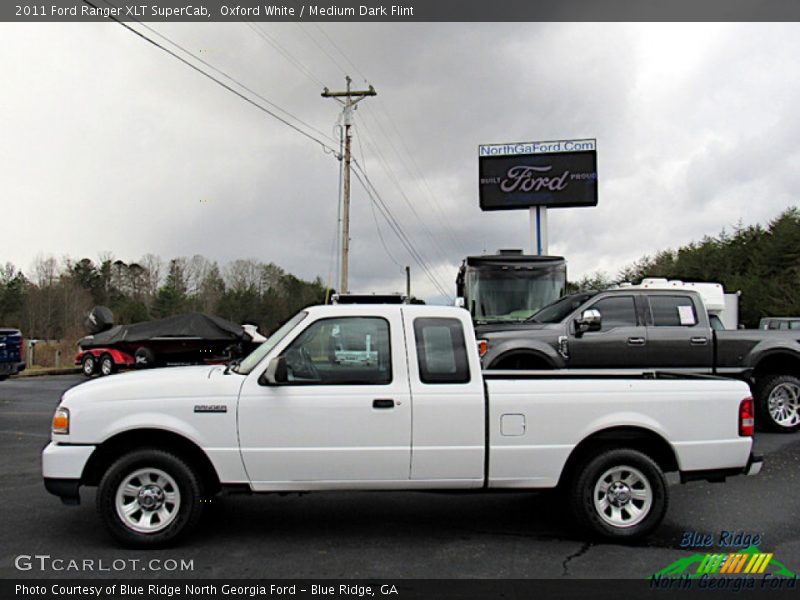 Oxford White / Medium Dark Flint 2011 Ford Ranger XLT SuperCab