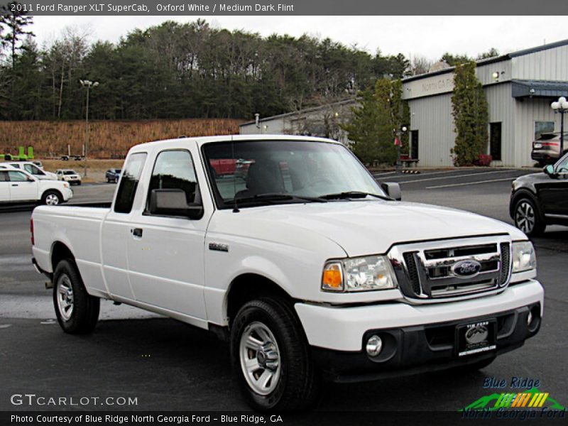 Oxford White / Medium Dark Flint 2011 Ford Ranger XLT SuperCab