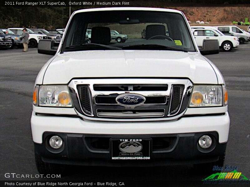 Oxford White / Medium Dark Flint 2011 Ford Ranger XLT SuperCab