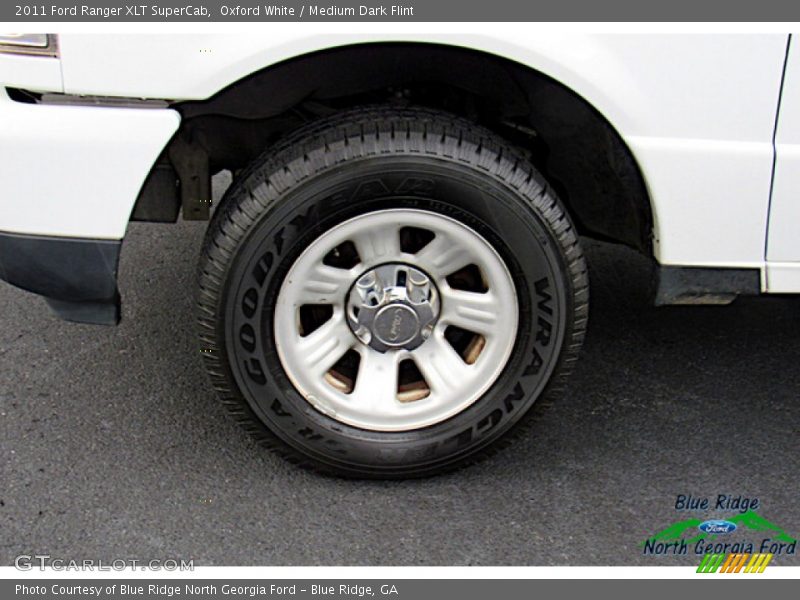 Oxford White / Medium Dark Flint 2011 Ford Ranger XLT SuperCab