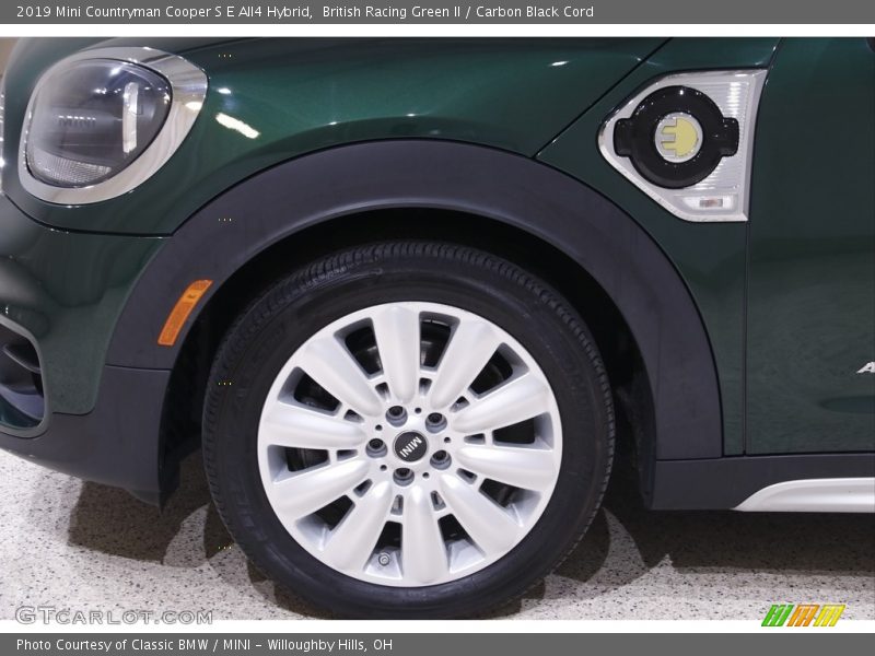 British Racing Green II / Carbon Black Cord 2019 Mini Countryman Cooper S E All4 Hybrid