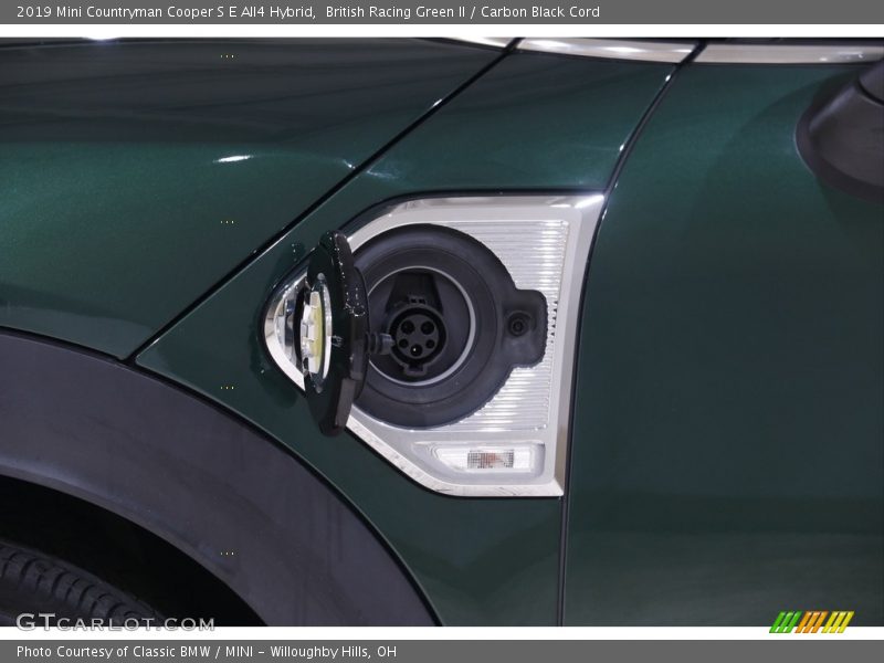 British Racing Green II / Carbon Black Cord 2019 Mini Countryman Cooper S E All4 Hybrid