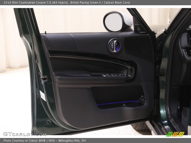 British Racing Green II / Carbon Black Cord 2019 Mini Countryman Cooper S E All4 Hybrid