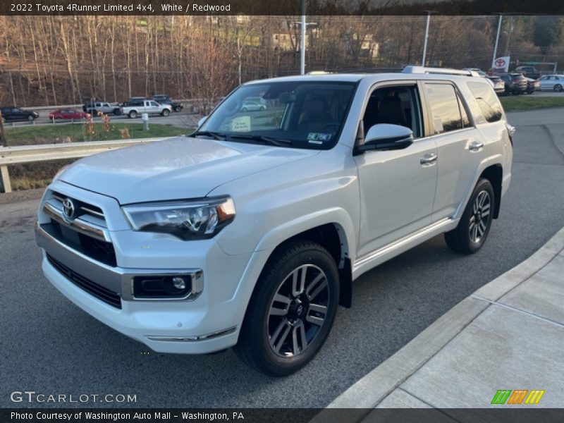 White / Redwood 2022 Toyota 4Runner Limited 4x4