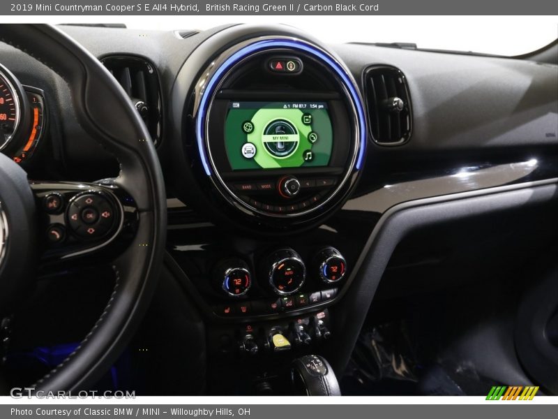 British Racing Green II / Carbon Black Cord 2019 Mini Countryman Cooper S E All4 Hybrid
