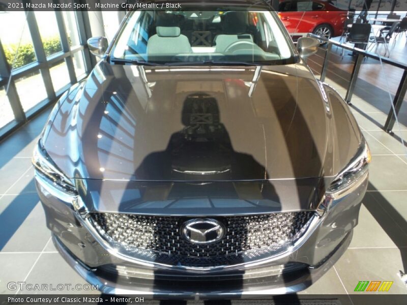 Machine Gray Metallic / Black 2021 Mazda Mazda6 Sport