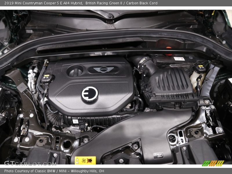 British Racing Green II / Carbon Black Cord 2019 Mini Countryman Cooper S E All4 Hybrid
