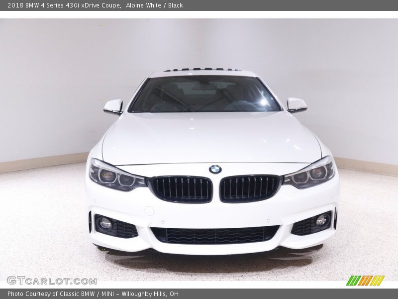 Alpine White / Black 2018 BMW 4 Series 430i xDrive Coupe