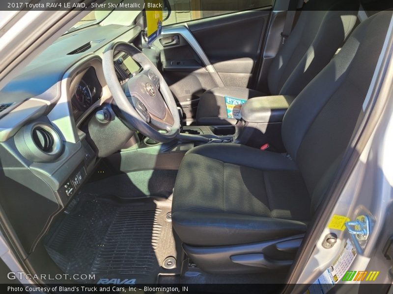 Silver Sky Metallic / Black 2017 Toyota RAV4 LE AWD