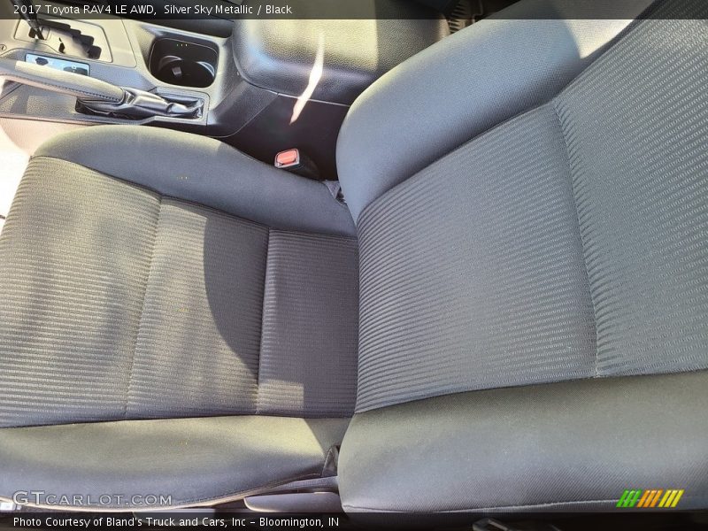 Silver Sky Metallic / Black 2017 Toyota RAV4 LE AWD
