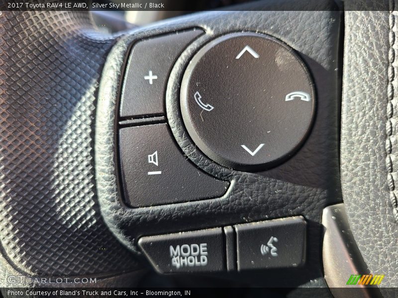 Silver Sky Metallic / Black 2017 Toyota RAV4 LE AWD