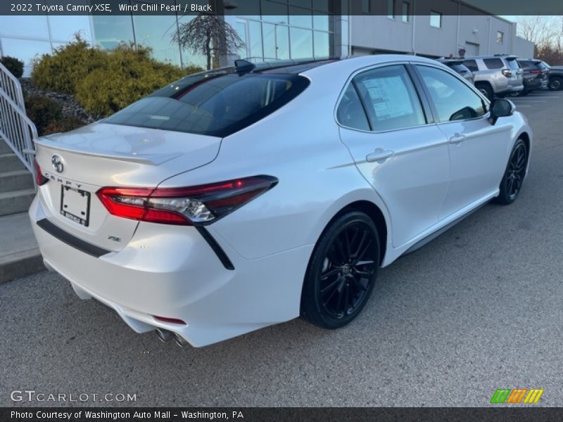 Wind Chill Pearl / Black 2022 Toyota Camry XSE