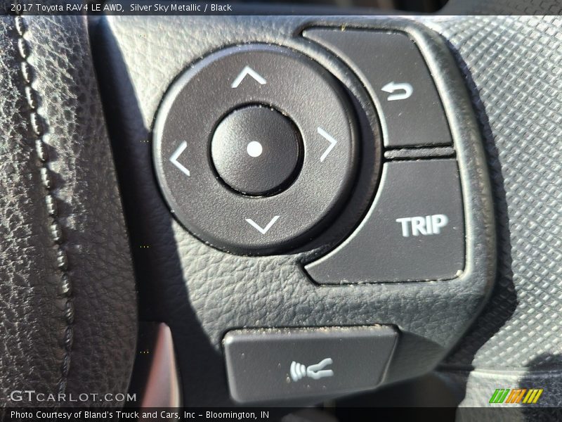Silver Sky Metallic / Black 2017 Toyota RAV4 LE AWD