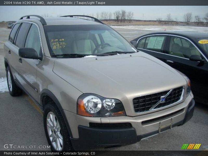 Ash Gold Metallic / Taupe/Light Taupe 2004 Volvo XC90 T6 AWD