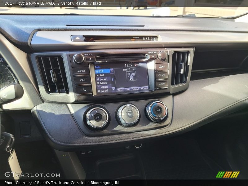 Silver Sky Metallic / Black 2017 Toyota RAV4 LE AWD