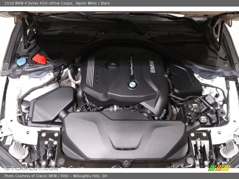 Alpine White / Black 2018 BMW 4 Series 430i xDrive Coupe