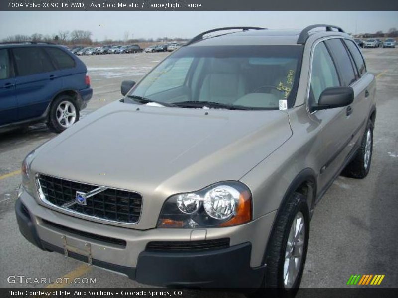 Ash Gold Metallic / Taupe/Light Taupe 2004 Volvo XC90 T6 AWD