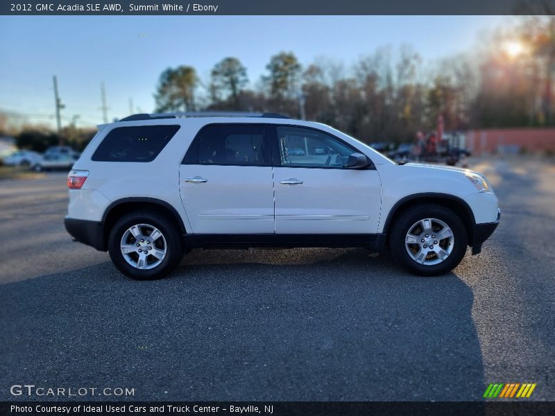 Summit White / Ebony 2012 GMC Acadia SLE AWD