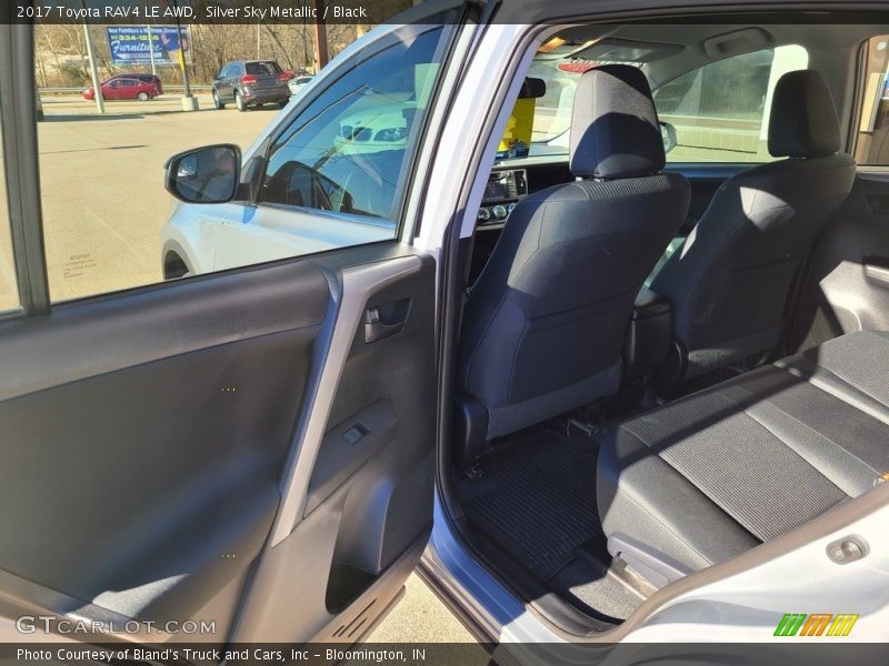 Silver Sky Metallic / Black 2017 Toyota RAV4 LE AWD