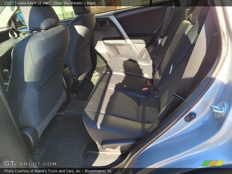 Silver Sky Metallic / Black 2017 Toyota RAV4 LE AWD