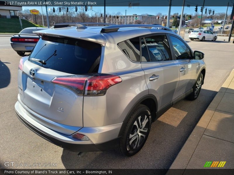 Silver Sky Metallic / Black 2017 Toyota RAV4 LE AWD