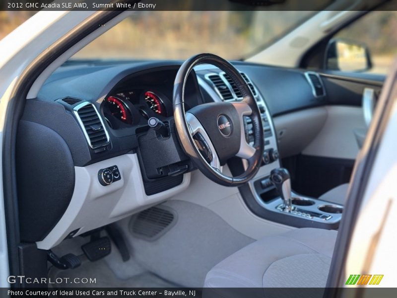 Summit White / Ebony 2012 GMC Acadia SLE AWD