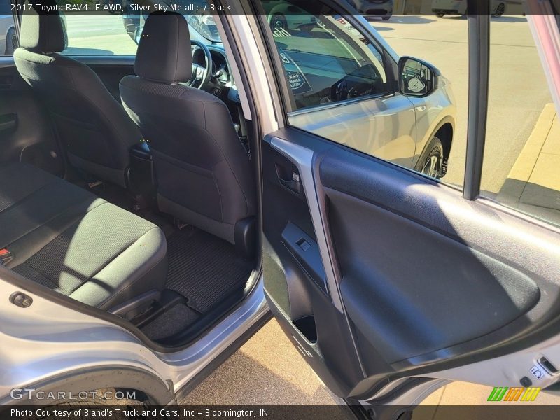 Silver Sky Metallic / Black 2017 Toyota RAV4 LE AWD