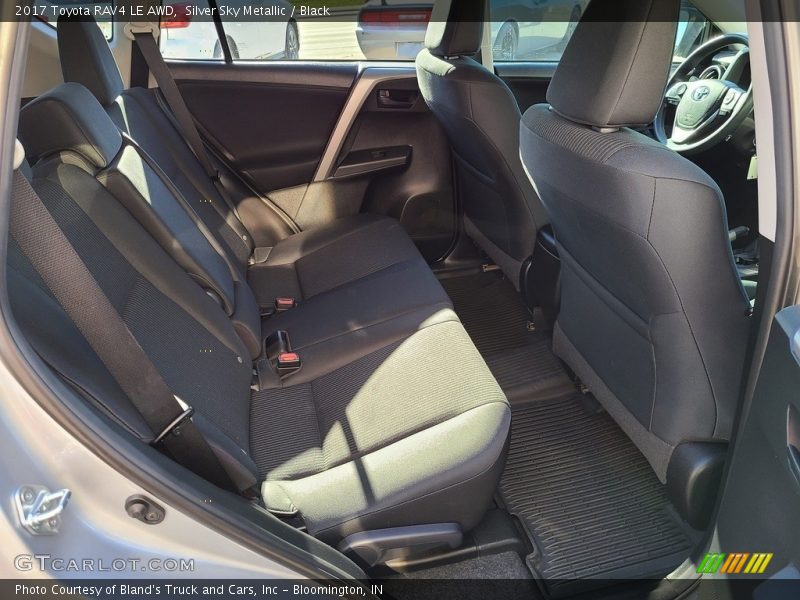 Silver Sky Metallic / Black 2017 Toyota RAV4 LE AWD