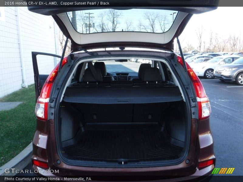 Copper Sunset Pearl / Black 2016 Honda CR-V EX-L AWD