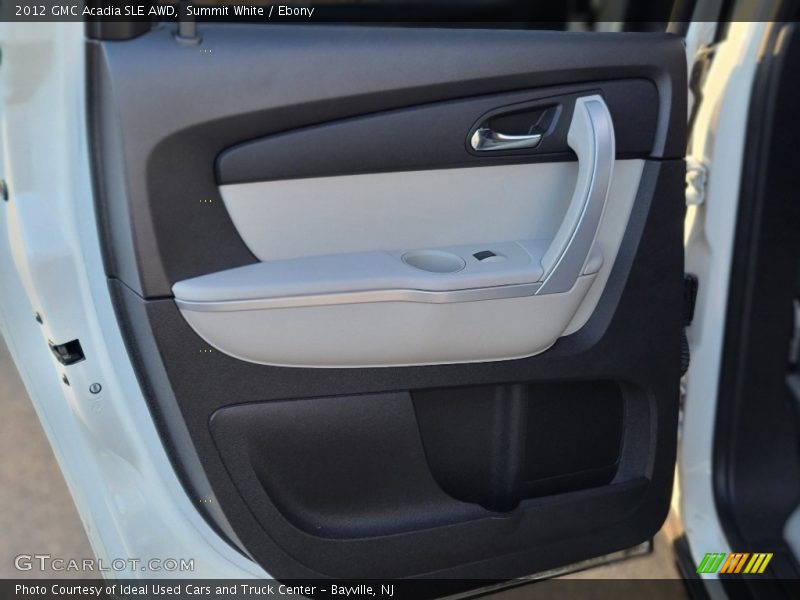 Summit White / Ebony 2012 GMC Acadia SLE AWD