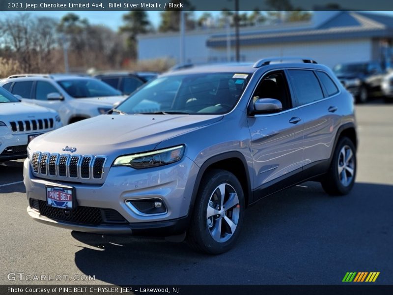 Billet Silver Metallic / Black 2021 Jeep Cherokee Limited 4x4