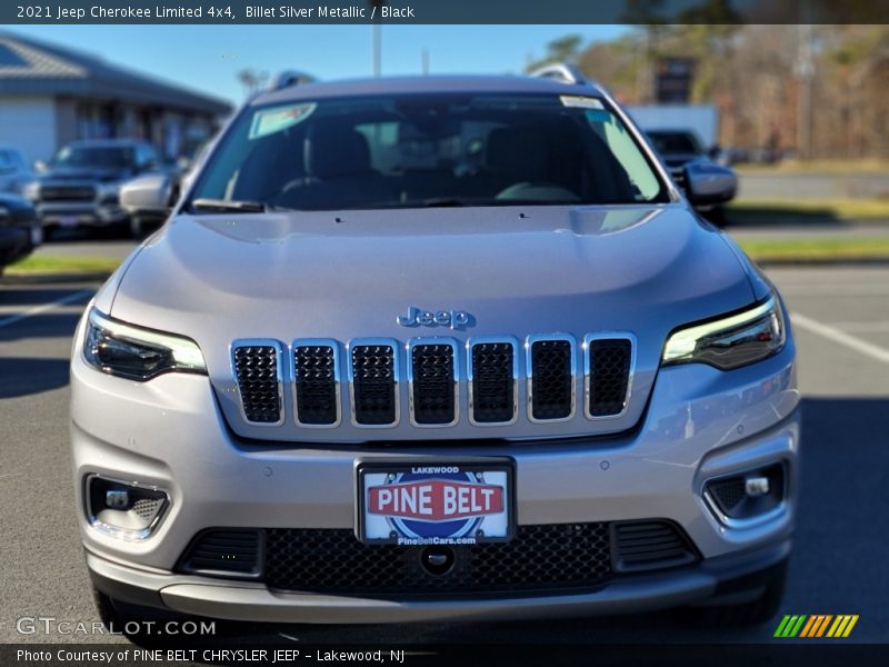 Billet Silver Metallic / Black 2021 Jeep Cherokee Limited 4x4