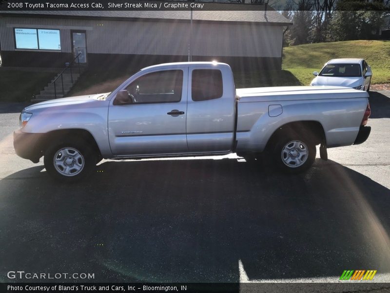 Silver Streak Mica / Graphite Gray 2008 Toyota Tacoma Access Cab