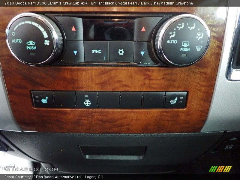 Brilliant Black Crystal Pearl / Dark Slate/Medium Graystone 2010 Dodge Ram 3500 Laramie Crew Cab 4x4
