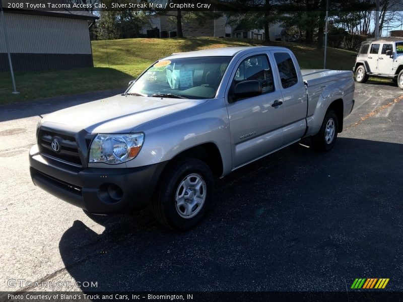 Silver Streak Mica / Graphite Gray 2008 Toyota Tacoma Access Cab