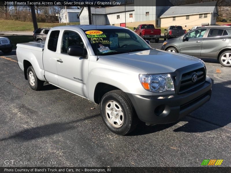 Silver Streak Mica / Graphite Gray 2008 Toyota Tacoma Access Cab