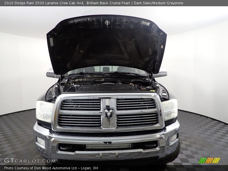 Brilliant Black Crystal Pearl / Dark Slate/Medium Graystone 2010 Dodge Ram 3500 Laramie Crew Cab 4x4