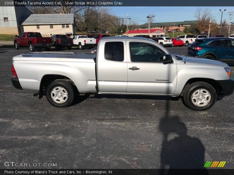 Silver Streak Mica / Graphite Gray 2008 Toyota Tacoma Access Cab