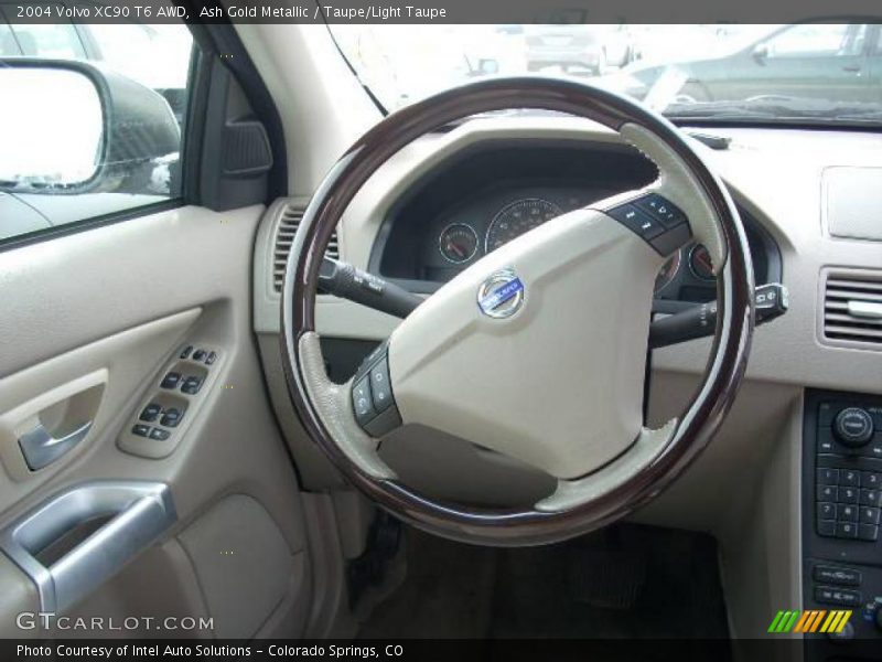 Ash Gold Metallic / Taupe/Light Taupe 2004 Volvo XC90 T6 AWD